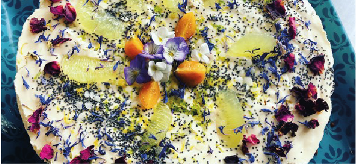 Cheese cake aux deux citrons vegan presquile de crozon morgat camaret